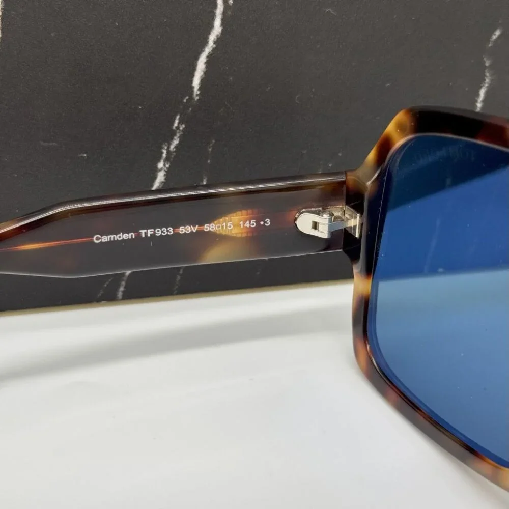 NEW TOM FORD CAMDEN TF933 53V SUNGLASSES MEN HAVANA AVIATOR EYEWEAR FT0933/S